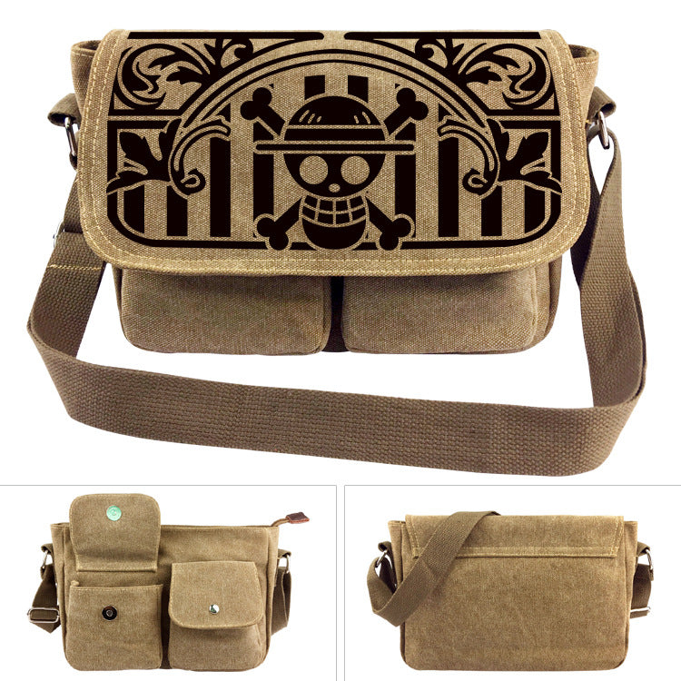 One Piece Canvas Shoulder Bag - Luffy Backpack