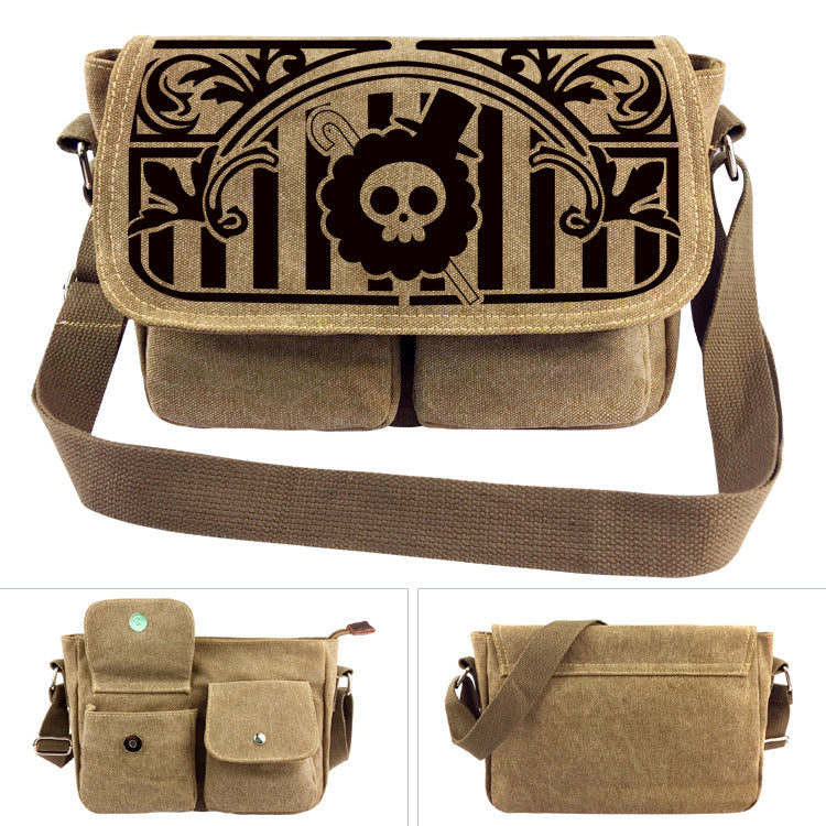One Piece Canvas Shoulder Bag - Luffy Backpack