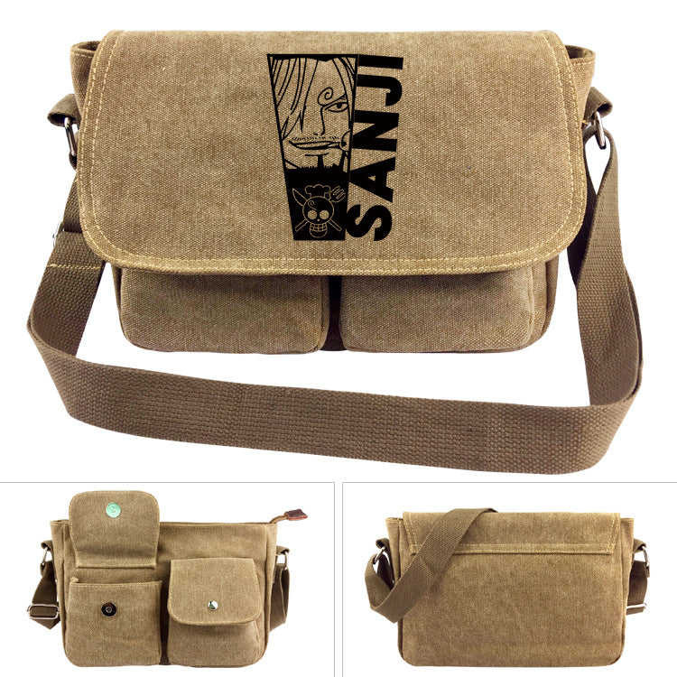 One Piece Canvas Shoulder Bag - Luffy Backpack