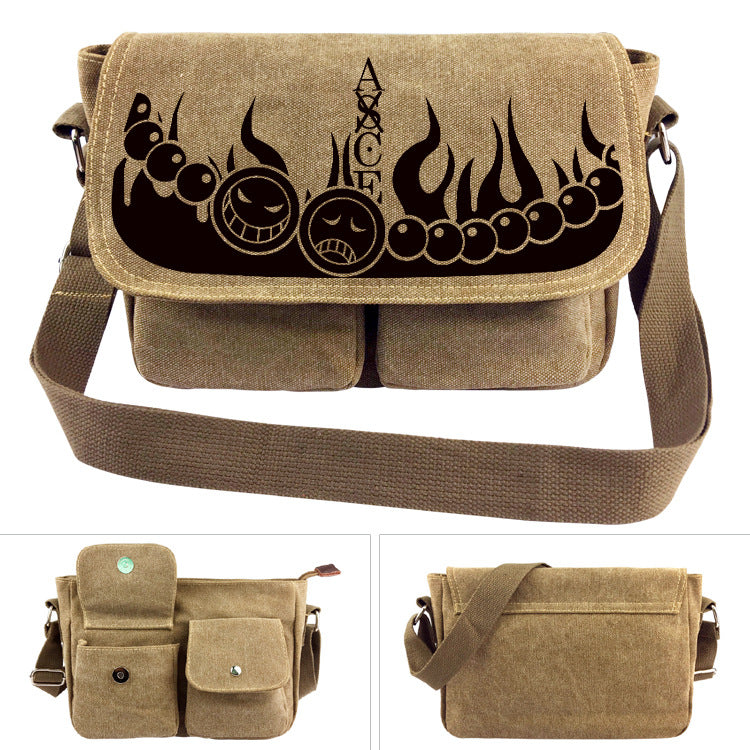 One Piece Canvas Shoulder Bag - Luffy Backpack