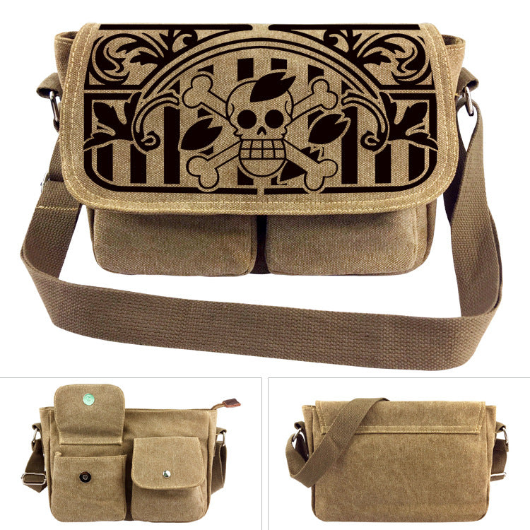 One Piece Canvas Shoulder Bag - Luffy Backpack