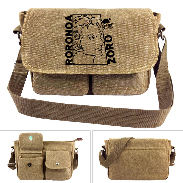One Piece Canvas Shoulder Bag - Luffy Backpack