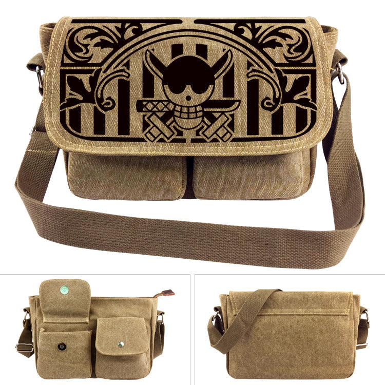 One Piece Canvas Shoulder Bag - Luffy Backpack
