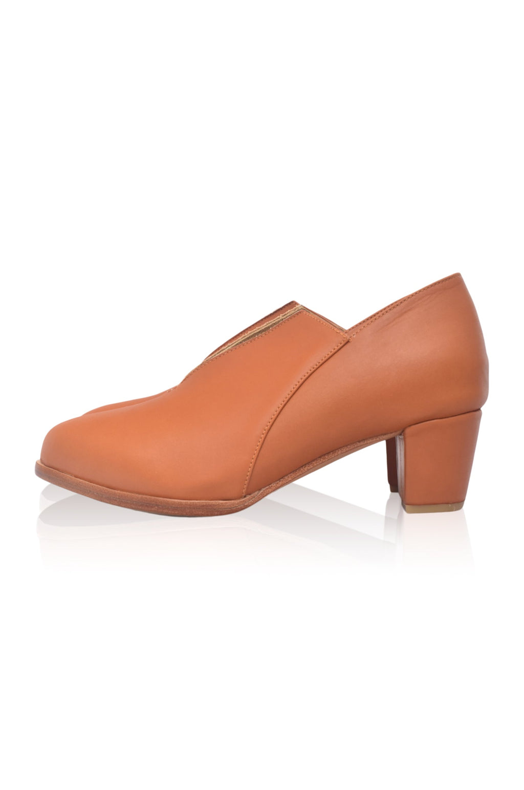 Ange Leather Booties 5 cm Heel (Sz. 11)