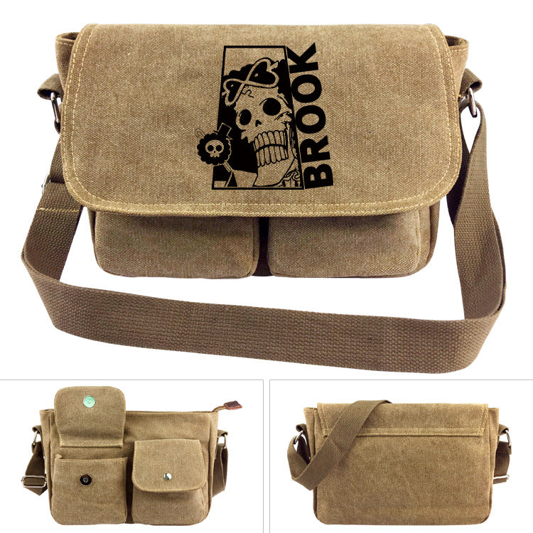 One Piece Canvas Shoulder Bag - Luffy Backpack