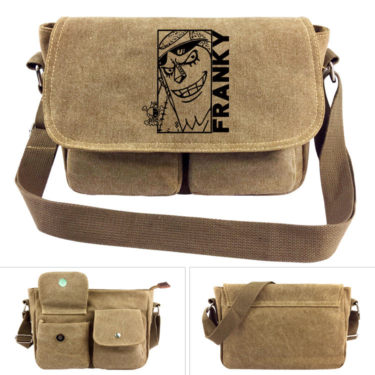 One Piece Canvas Shoulder Bag - Luffy Backpack