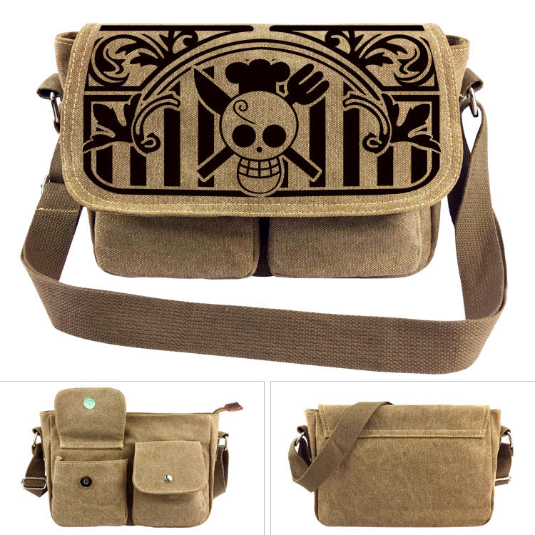 One Piece Canvas Shoulder Bag - Luffy Backpack