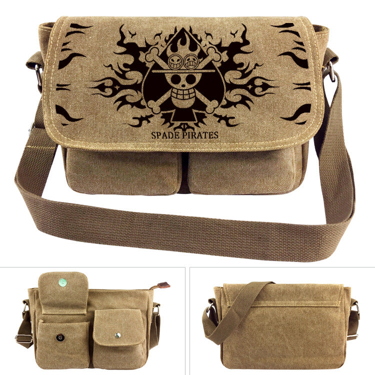One Piece Canvas Shoulder Bag - Luffy Backpack